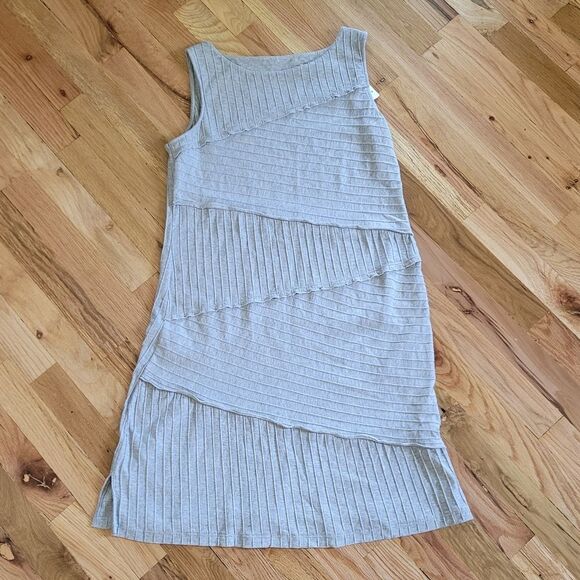 Soft Surroundings Grey Kint Tank Dress Small - Picture 2 of 10